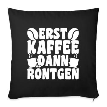 MTRA Medizinisch-Technischer Radiologie Assistent - Sofakissenbezug 45 x 45 cm - Schwarz - Vorne