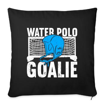 Water Polo - Sofa pillowcase 17,3'' x 17,3'' (45 x 45 cm) - black - Front