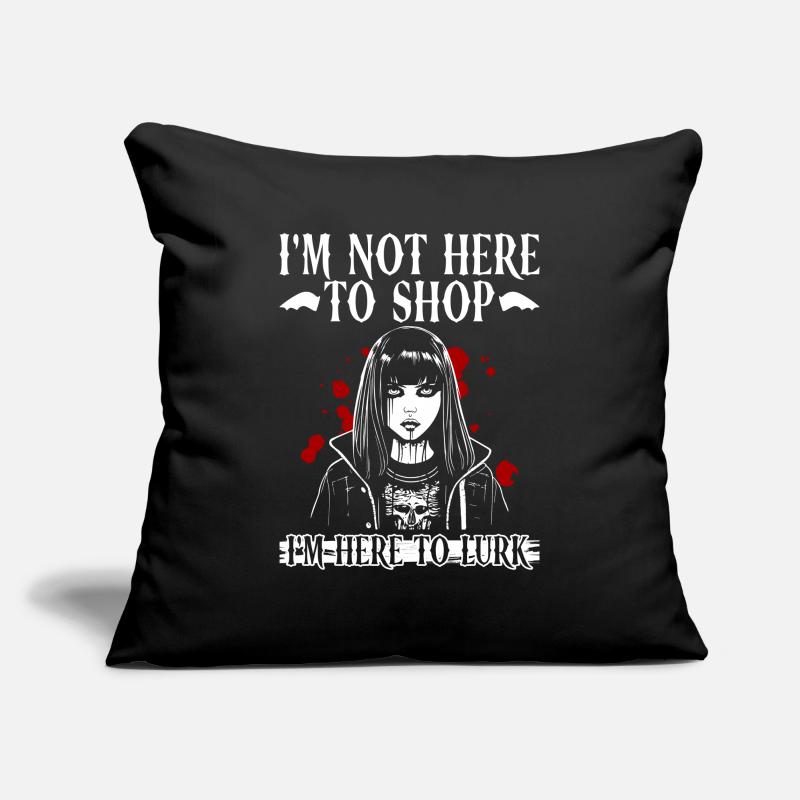 Mall Goth Gothic Grufti Spruch Emo Sofakissenbezug 45 x 45 cm