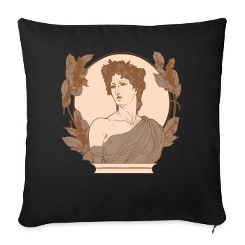 European Deity Venus Roman Goddess Ancient Mytholo - Sofa pillowcase 17,3'' x 17,3'' (45 x 45 cm) - black - Front