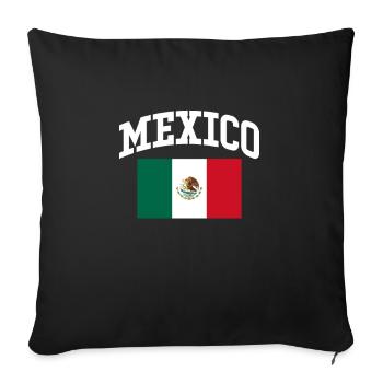 Cadeau de la nation mexicaine mexicaine - Housse de coussin décorative 45 x 45 cm - noir - Devant