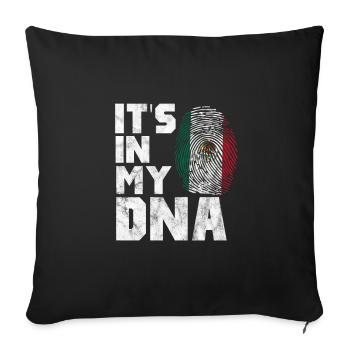 Mexico - Sofa pillowcase 17,3'' x 17,3'' (45 x 45 cm) - black - Front