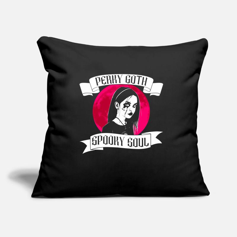 Perky Goth - Âme effrayante - Bubble Goth Perky Goth Housse de coussin décorative 45 x 45 cm