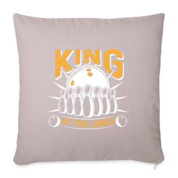 King of the Lanes - Sofa pillowcase 17,3'' x 17,3'' (45 x 45 cm) - light taupe - Front