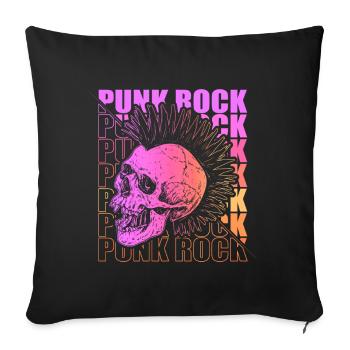 Punk Rock Pogo Anarchy Punks Punk Rocker Punk - Sofa pillowcase 17,3'' x 17,3'' (45 x 45 cm) - black - Front
