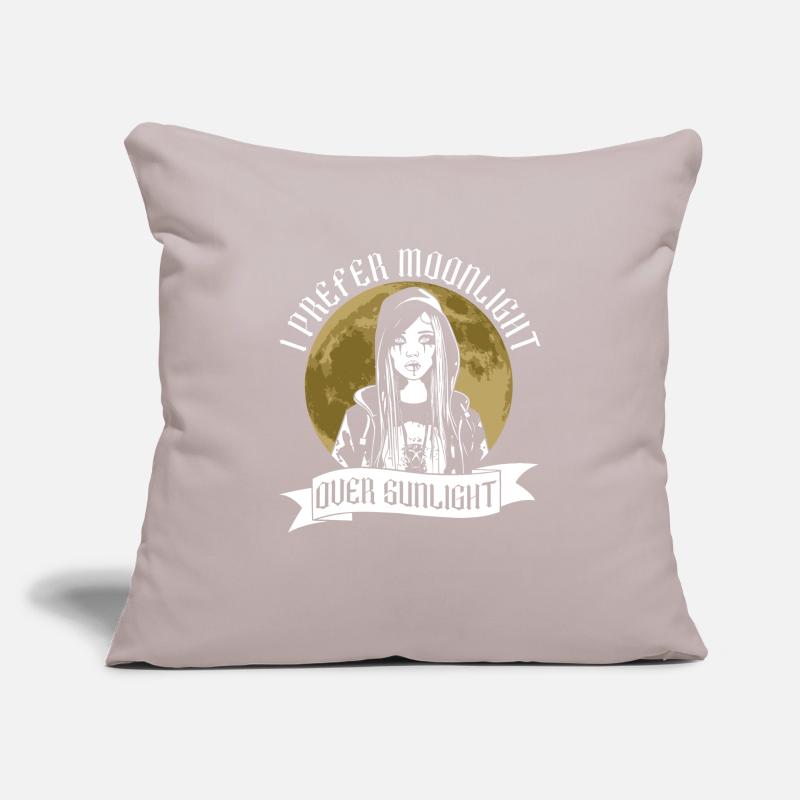 Moonlight before sunlight - Moontan Gothic Goth Sofa pillowcase 17,3'' x 17,3'' (45 x 45 cm)