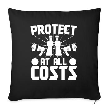 Lifeguard Protect At All Costs Lifeguard - Sofa pillowcase 17,3'' x 17,3'' (45 x 45 cm) - black - Front