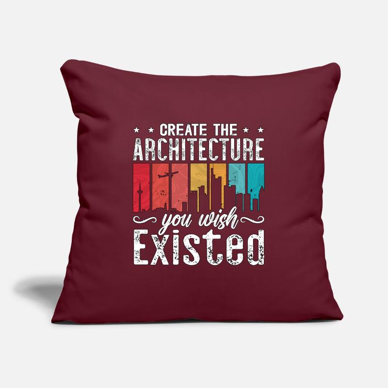 Create The Architecture Retro Builder Architecture Sofakissenbezug 45 x 45 cm