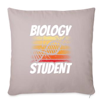 Biology Student Biology Student Biologist Profession - Sofa pillowcase 17,3'' x 17,3'' (45 x 45 cm) - light taupe - Front