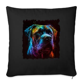 Cane Corso für einen Cane Corso Besitzer - Sofakissenbezug 45 x 45 cm - Schwarz - Vorne