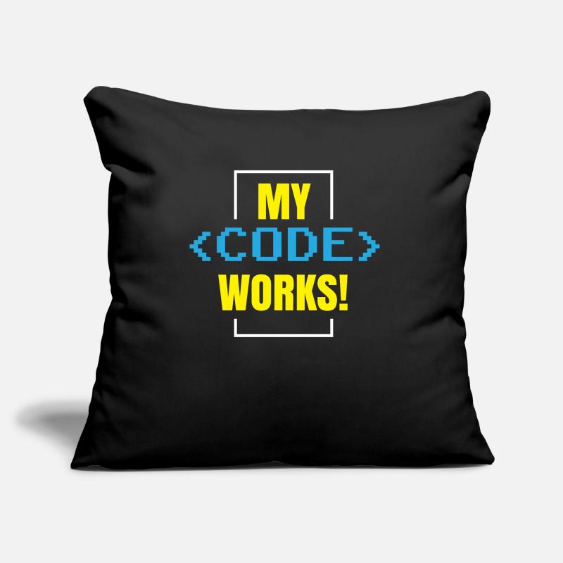 Mein Code Funktioniert Programmieren Coding Coder Sofakissenbezug 45 x 45 cm