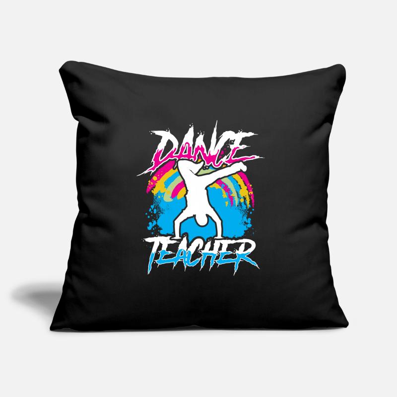 Professeur de danse Professeur de danse École de danse Cours de danse Housse de coussin décorative 45 x 45 cm