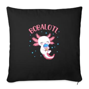 Bubble Tea - Sofakissenbezug 45 x 45 cm - Schwarz - Vorne