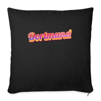 Dortmunderin Dortmunder Dortmund - Sofakissenbezug 45 x 45 cm - Schwarz - Vorne