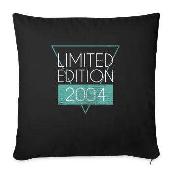 Limited Edition 2004 - Sofa pillowcase 17,3'' x 17,3'' (45 x 45 cm) - black - Front