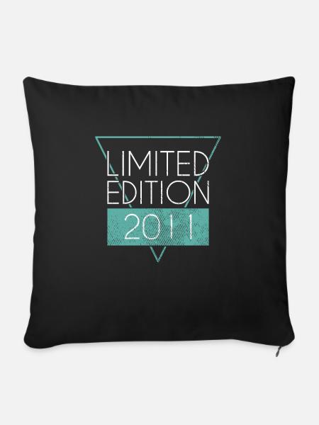 Limited Edition 2011 - Sofakissenbezug 45 x 45 cm - Schwarz