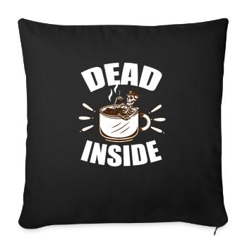 Coffee Caffeine Espresso Barista Gift - Sofa pillowcase 17,3'' x 17,3'' (45 x 45 cm) - black - Front