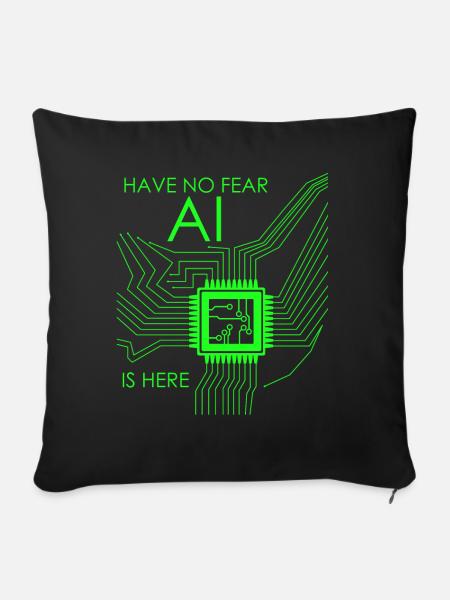 Artifical Intelligence Programmer - Sofakissenbezug 45 x 45 cm - Schwarz