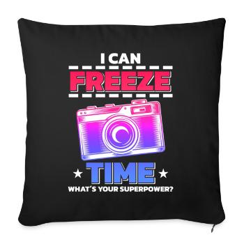 Photographie Photo Photographe Photographes! Photographes - Housse de coussin décorative 45 x 45 cm - noir - Devant
