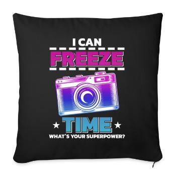 Photography Photo Photographer Photographers! Photographers - Sofa pillowcase 17,3'' x 17,3'' (45 x 45 cm) - black - Front