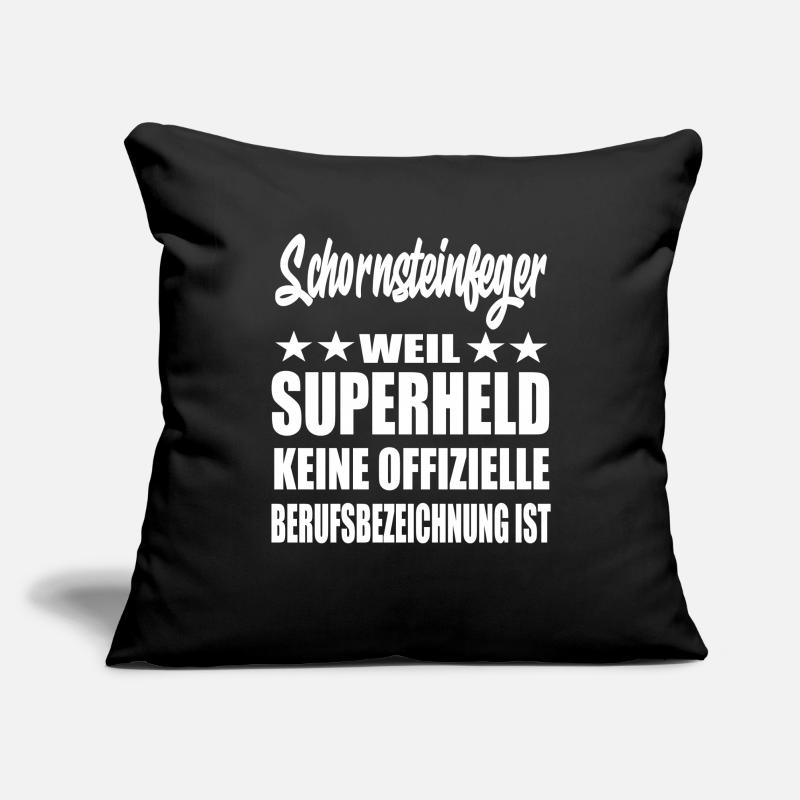 Schornsteinfeger Superheld Spruch Sofakissenbezug 45 x 45 cm