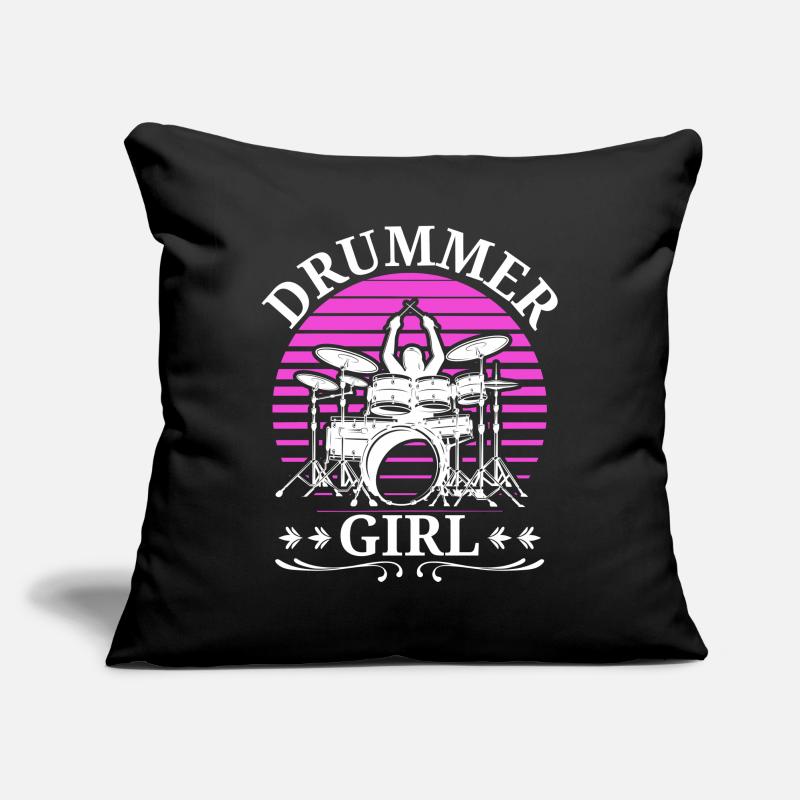 Drummers Drummers Drummers Drummers Sofa pillowcase 17,3'' x 17,3'' (45 x 45 cm)