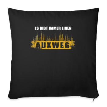 Es Gibt Immer Einen Auxweg Tontechnik Tontechniker - Sofakissenbezug 45 x 45 cm - Schwarz - Vorne
