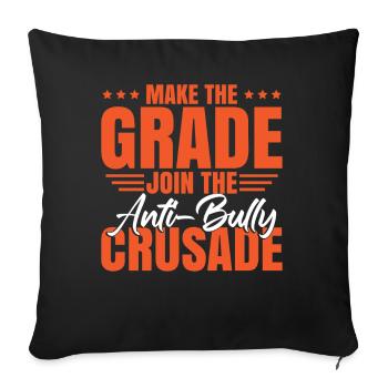 Unity Day Anti-Bullying Awareness - Sofa pillowcase 17,3'' x 17,3'' (45 x 45 cm) - black - Front