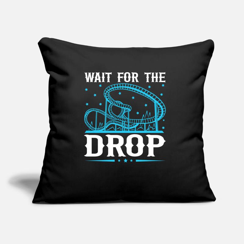 Wait For The Drop Roller Coaster Sofakissenbezug 45 x 45 cm