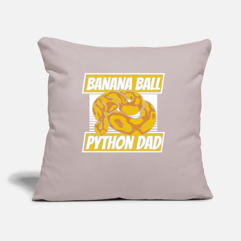 Banana Ball Python Dad Python Schlange Banana Sofakissenbezug 45 x 45 cm