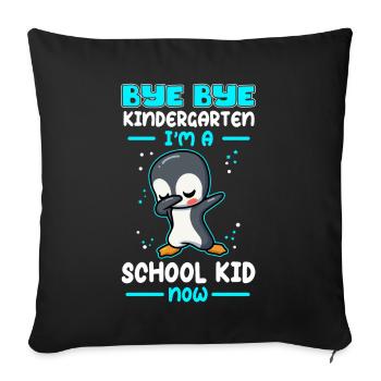 School Enrollment School Back to School School Child Gift - Sofa pillowcase 17,3'' x 17,3'' (45 x 45 cm) - black - Front