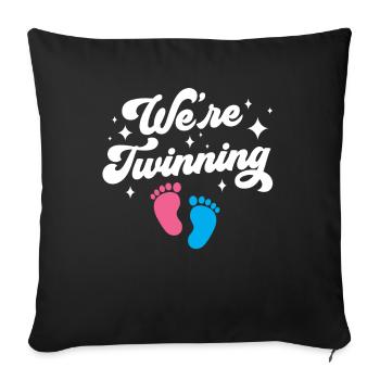 Gemini Gemini Humor Sarcastic Funny - Sofa pillowcase 17,3'' x 17,3'' (45 x 45 cm) - black - Front