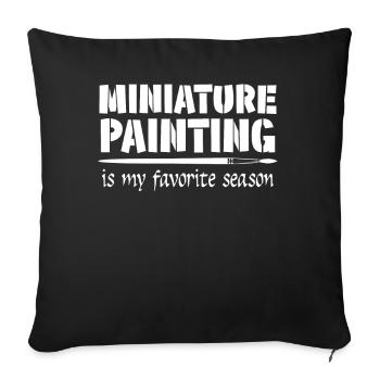 Model Maker Brush Model Making - Sofa pillowcase 17,3'' x 17,3'' (45 x 45 cm) - black - Front