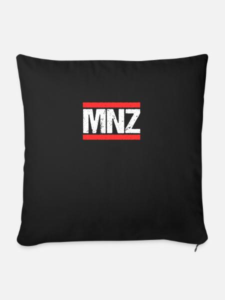Mainzerin Mainzer Mainz - Sofakissenbezug 45 x 45 cm - Schwarz