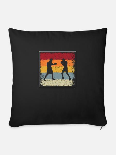 Boxen Retro - Sofakissenbezug 45 x 45 cm - Schwarz