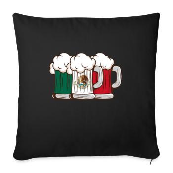 Cadeau de la nation mexicaine mexicaine - Housse de coussin décorative 45 x 45 cm - noir - Devant