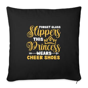 Cheerleader - Housse de coussin décorative 45 x 45 cm - noir - Devant