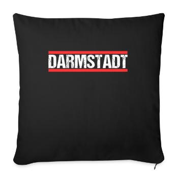 Darmstädterin Darmstädter Darmstadt - Sofakissenbezug 45 x 45 cm - Schwarz - Vorne