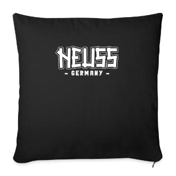 Neusserin Neusser Neuss - Sofakissenbezug 45 x 45 cm - Schwarz - Vorne