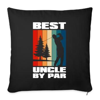 Uncle By Par - Sofakissenbezug 45 x 45 cm - Schwarz - Vorne