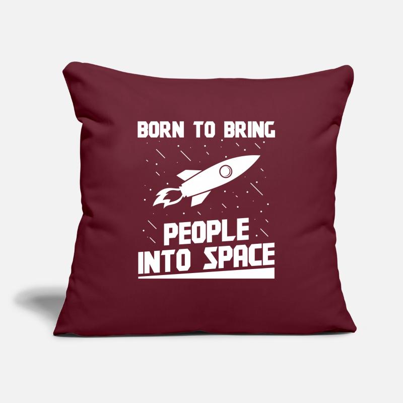 Space Engineer Born To Bring People Into Space Sofa pillowcase 17,3'' x 17,3'' (45 x 45 cm)
