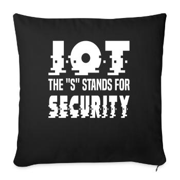 Internet Of Things IOT Programmer Admin IT - Sofa pillowcase 17,3'' x 17,3'' (45 x 45 cm) - black - Front