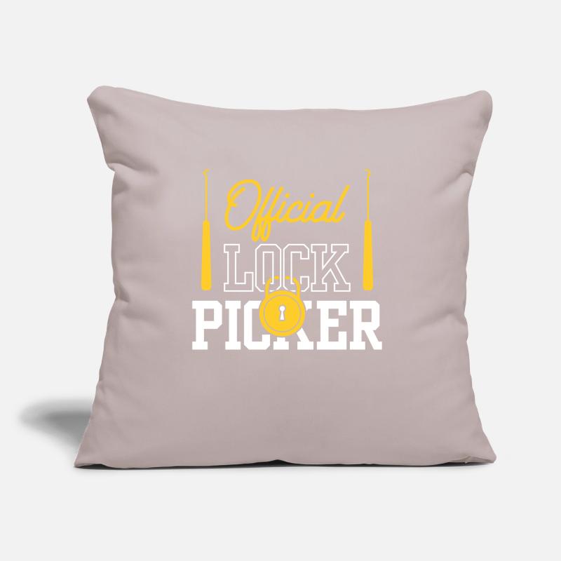 Official Lock Cracker Lock Picker Lock Sofa pillowcase 17,3'' x 17,3'' (45 x 45 cm)