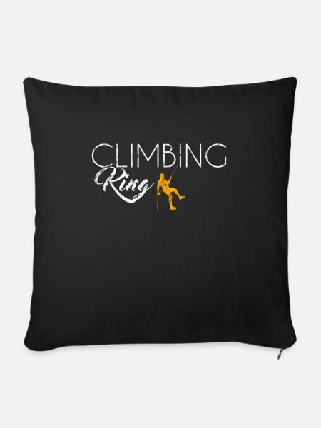 Climbing King - Sofakissenbezug 45 x 45 cm - Schwarz