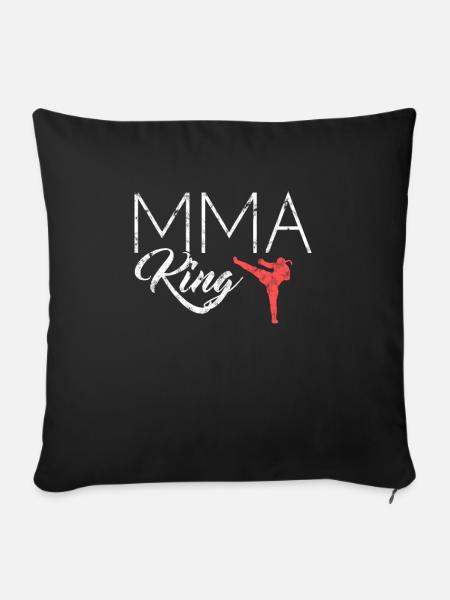 MMA King - Sofakissenbezug 45 x 45 cm - Schwarz