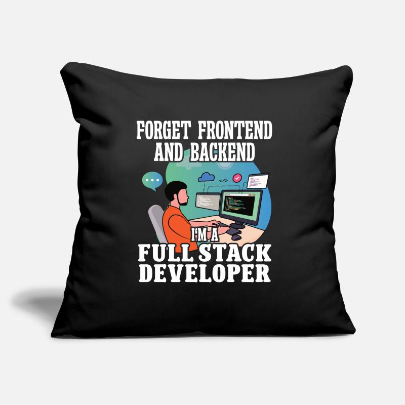 Softwareentwickler Full Stack Developer Coder Geek Sofakissenbezug 45 x 45 cm