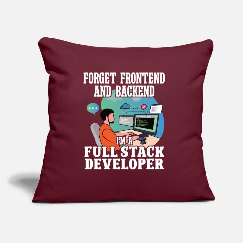 Softwareentwickler Full Stack Developer Coder Geek Sofakissenbezug 45 x 45 cm