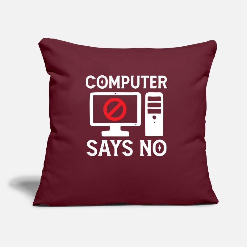 Softwareentwickler Computer Says No Programmierer Sofakissenbezug 45 x 45 cm