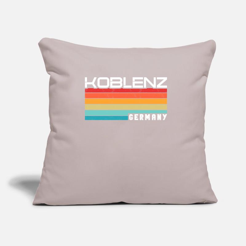Coblenzerin Coblence Coblence Housse de coussin décorative 45 x 45 cm