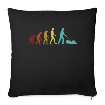 Gardening Evolution Horticulture Allotment Garden - Sofa pillowcase 17,3'' x 17,3'' (45 x 45 cm) - black - Front